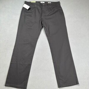 Goodfellow & Co Mens Jeans 36x30 Dark Grey Slim Straight Mid Rise Stretch NWT